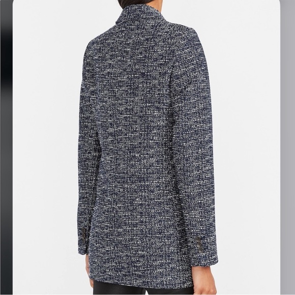 Express Double Breasted Boucle Blazer NWT - Picture 3 of 10